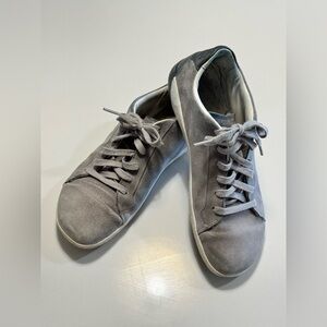 Vivobarefoot Geo Court Eco Women's US 9 EU 40L Minimalist Shoes Gray Suede